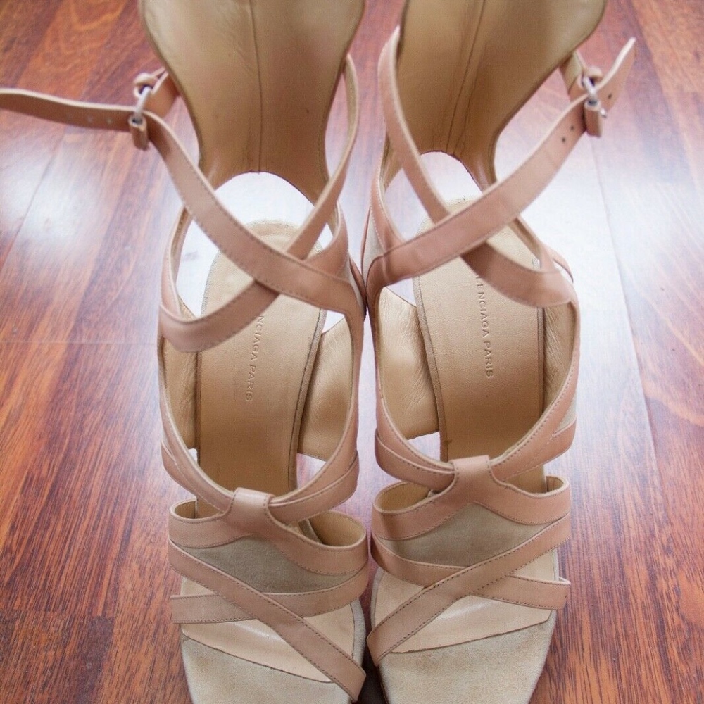 NEW Balenciaga Pink Cage Sandals 9.5/39.5